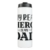 私のヒーローは実在パパギフトが私のヒーローである タンブラー (正面)