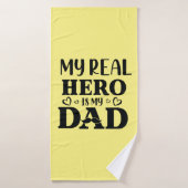 私のヒーローは実在パパギフトが私のヒーローである バスタオル (バスタオル)