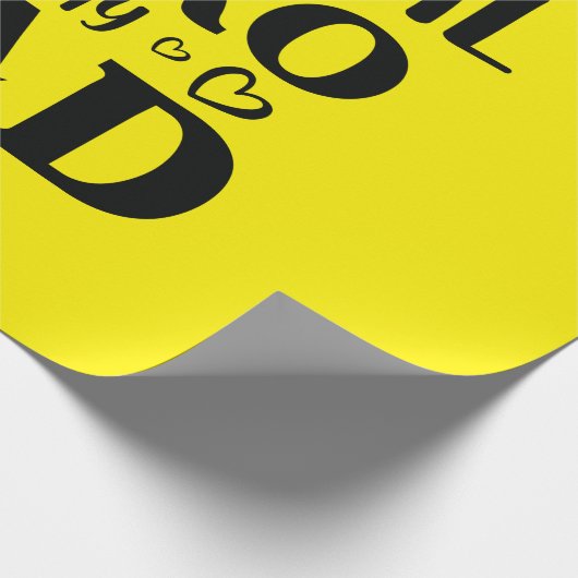 私のヒーローは実在パパギフトが私のヒーローである ラッピングペーパー (角)