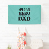 私のヒーローは実在パパギフトが私のヒーローである 横断幕 (インサイチュ)