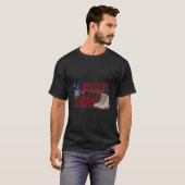 私のヒーローは戦闘靴を履いている Tシャツ (正面フル)