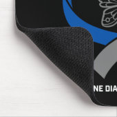 私のヒーローは私をママT1Dタイプ1糖尿病と呼ぶ認識度 マウスパッド (コーナー)