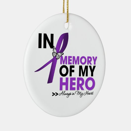 私のヒーローを思い出すアルツハイマー病の献上品 セラミックオーナメント (右)