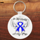 私のヒーローを思い出す結腸がん キーホルダー (正面)