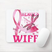 私のヒーロー私の妻の乳がん衣服ピンク マウスパッド (マウス)