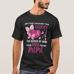 私のヒーロー私の衣服ピンク私のMimi胸がんAw Tシャツ