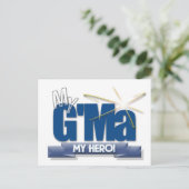 私のヒーロー！お母さ素晴らしんに贈り物！ ポストカード (スタンド正面)