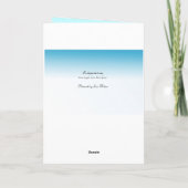 私のヒーロー、ナース、医師、介護者に感謝 カード (裏面)