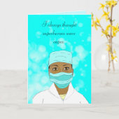 私のヒーロー、ナース、医師、介護者に感謝 カード (黄色い花)