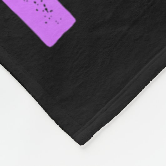 私のヒーロー 私は母のヘイマー病の認知のために紫を着る フリースブランケット (角)