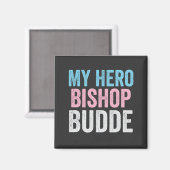 私のヒーローBishop Budde Trans LGBTトランプの慈悲がある マグネット (正面/裏面)