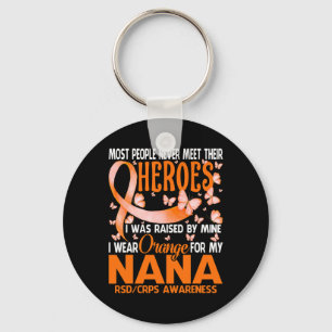 私のヒーローI衣服オレンジ私のNana Rsd Crpsに気付いた キーホルダー