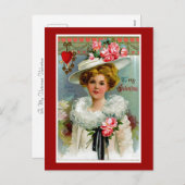 私のビクトリアンなバレンタインに シーズンポストカード (正面/裏面)