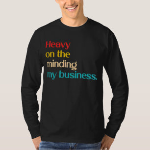 私のビジネスアパレルの手入れに重い Tシャツ