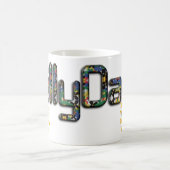 私のビジョンではなく彼のビジョンのクリスマス3D コーヒーマグカップ (中央)