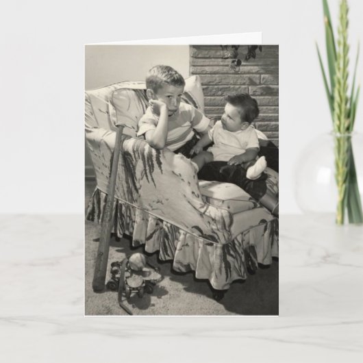 私のビッグブラザーカードへのハッピーバースデー カード (正面)