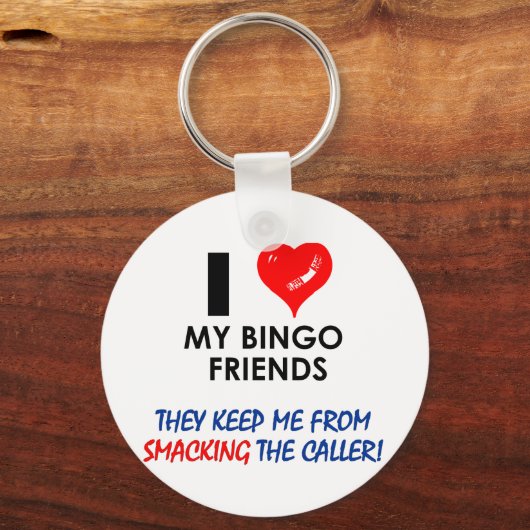 私のビンゴの友達を愛して！ キーホルダー (正面)