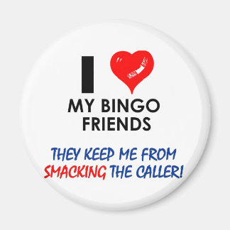 私のビンゴの友達を愛して！ マグネット