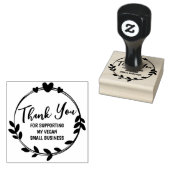 私のビーガンSmall Businessをサポートしてくれてありがとう。 ラバースタンプ (押印)