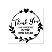 私のビーガンSmall Businessをサポートしてくれてありがとう。 ラバースタンプ (インプリント)