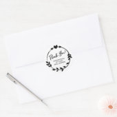 私のビーガンSmall Businessをサポート ラウンドシール (封筒)