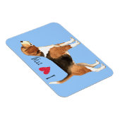 私のビーグルが大好き マグネット (右側)