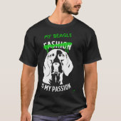私のビーグルは私の情熱である:犬の恋人 Tシャツ (正面)