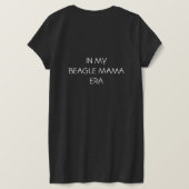 私のビーグルママ時代に Tシャツ (デザイン裏面)