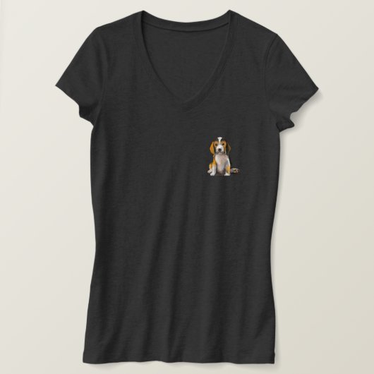 私のビーグルママ時代に Tシャツ (デザイン正面)