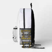 私のビースティーと私は話す!!!!!あなたについて プリントバックパック (右)