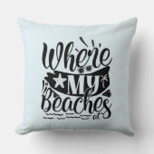 私のビーチは クッション (正面)