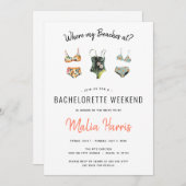 私のビーチは？バチェロレッテ日程 招待状 (正面/裏面)