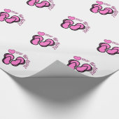 私のビーチサンダルを愛して下さい ラッピングペーパー (角)