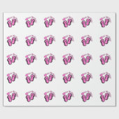 私のビーチサンダルを愛して下さい ラッピングペーパー (フラット)