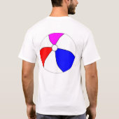 私のビーチボールを見ましたか。 Tシャツ (裏面)
