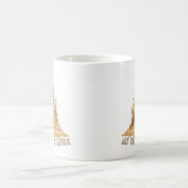 私のビーチ、私の砂のお城 コーヒーマグカップ (中央)