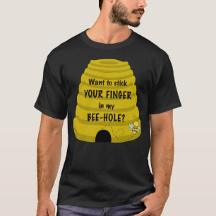 私のビーホールのプレミアムに指を突っ込みたい Tシャツ