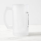 私のビールの頭 フロストグラスビールジョッキ (左)