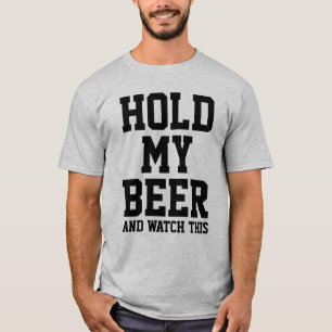私のビールを持ってこれを見て下さい Tシャツ