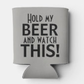 私のビールを持って、これを見る |おもしろい | 缶クーラー (裏面)