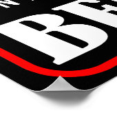 私のビールを触るな ポスター (角)