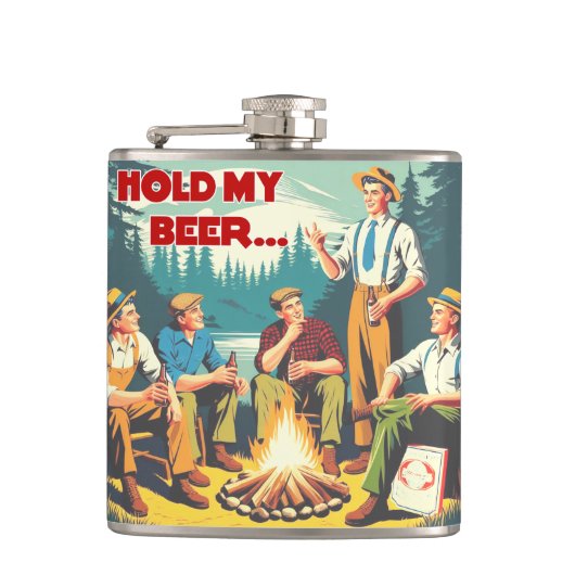 私のビールキャンプを開催 フラスク (正面)