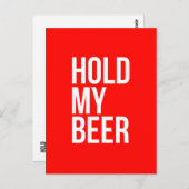 私のビールマガ飲ミームおもしろいカスタムカラーを保持! ポストカード (正面/裏面)