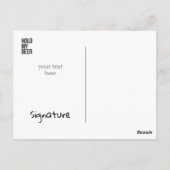 私のビールマガ飲ミームおもしろいカスタムカラーを保持! ポストカード (裏面)