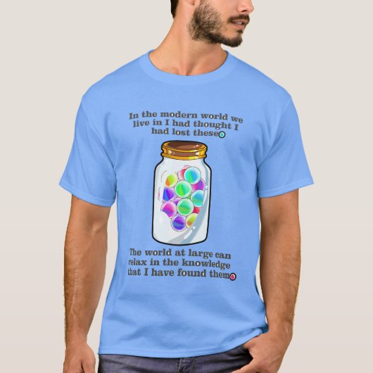 私のビー玉(漫画) Tシャツ (正面)