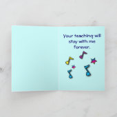 私のピアノ先生 サンキューカード (内部)