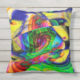 私のピカソのフラクタルの装飾用クッション クッション