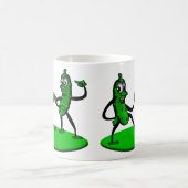 私のピクルスをくすぐって下さい コーヒーマグカップ (中央)