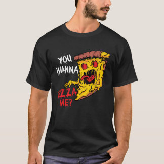 私のピザが欲しい ピッツェリア ピザ職人 ピザの駄洒落 Tシャツ