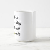 私のピックボールの対戦相手の涙素晴らし コーヒーマグカップ (中央)